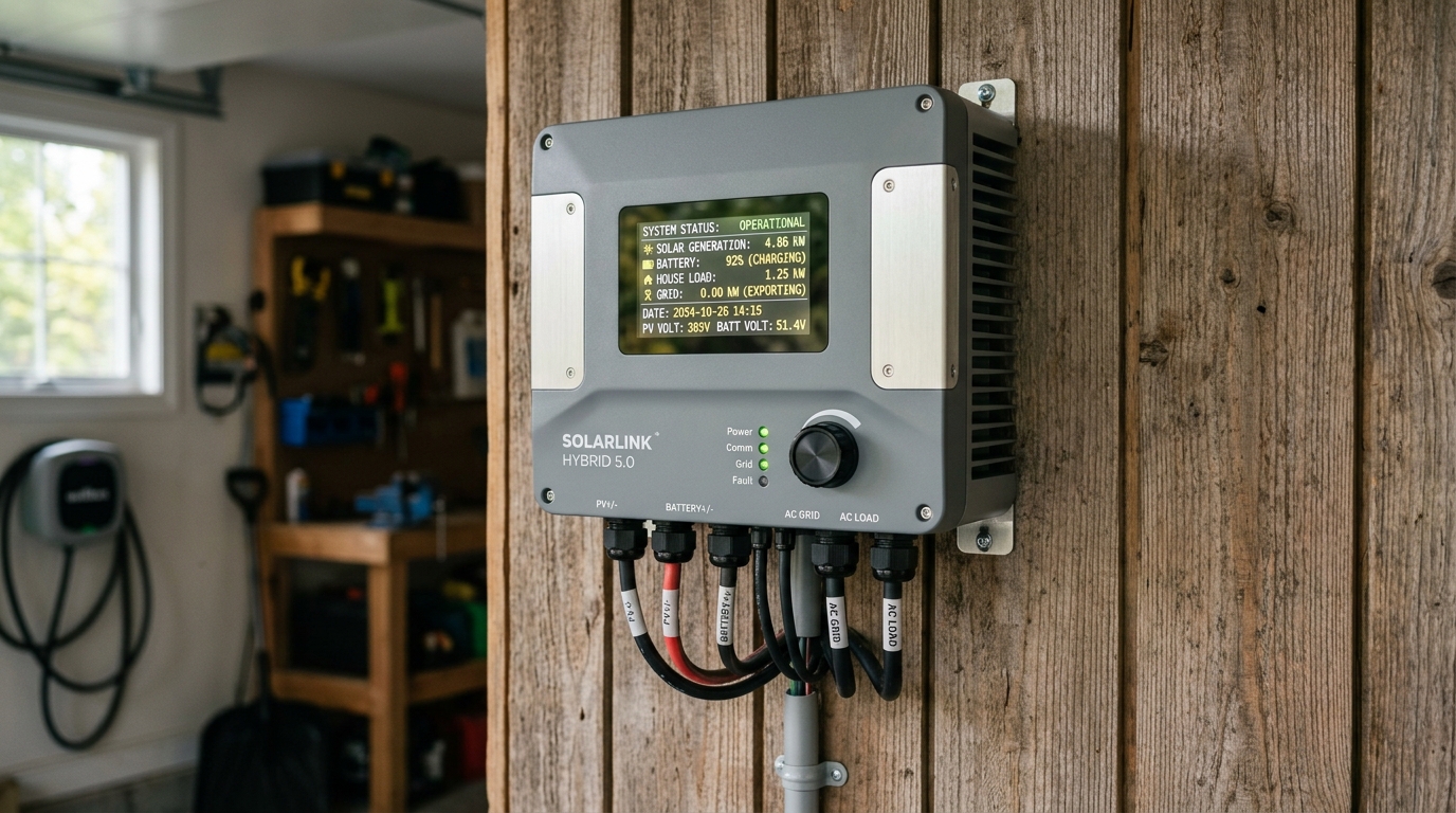 Hibridni solarni inverteri: Rad u off-grid i on-grid režimima i pametno upravljanje