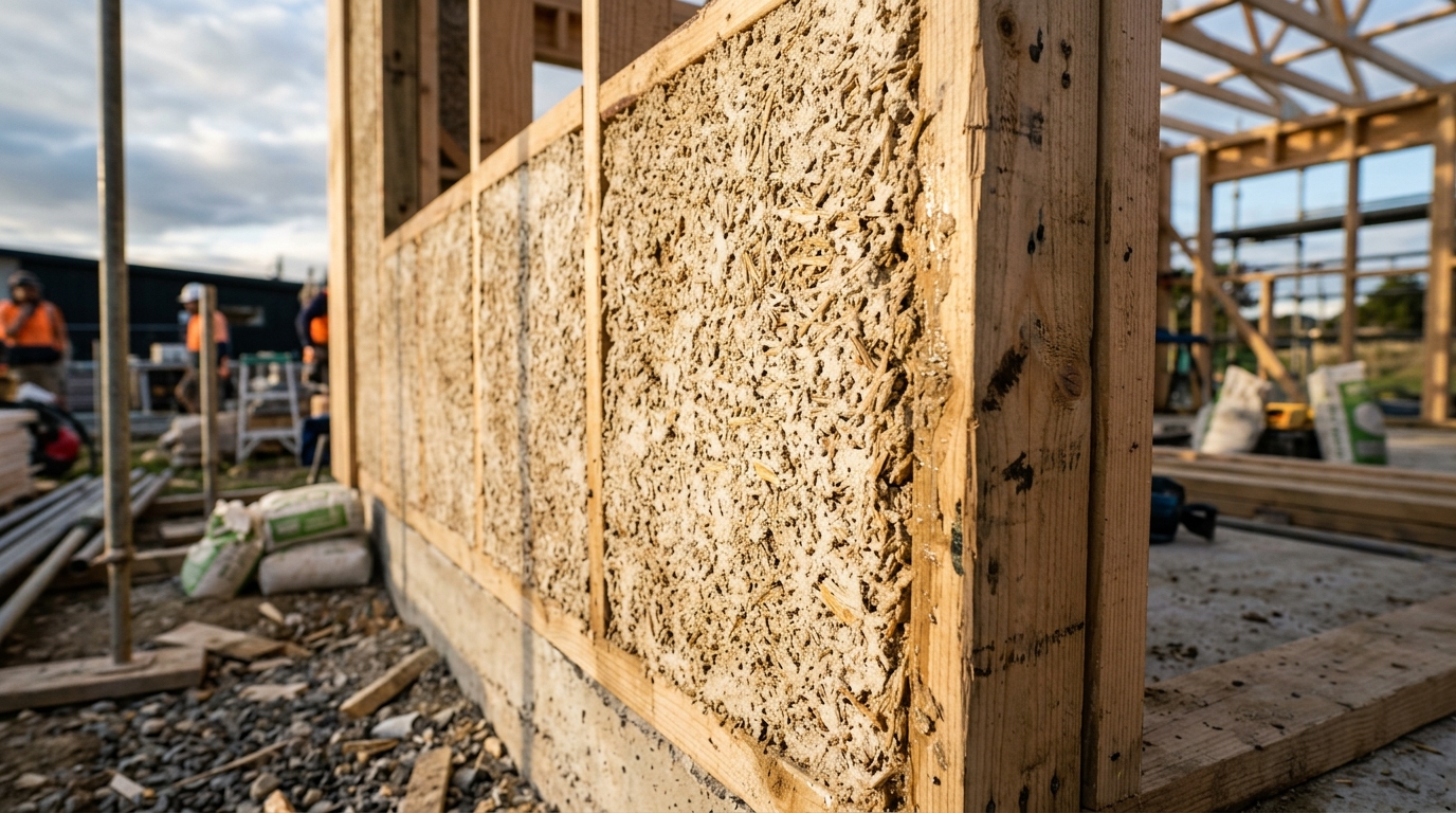 Konopljin beton (Hempcrete) kao građevinski materijal: Svojstva, priprema i ugradnja