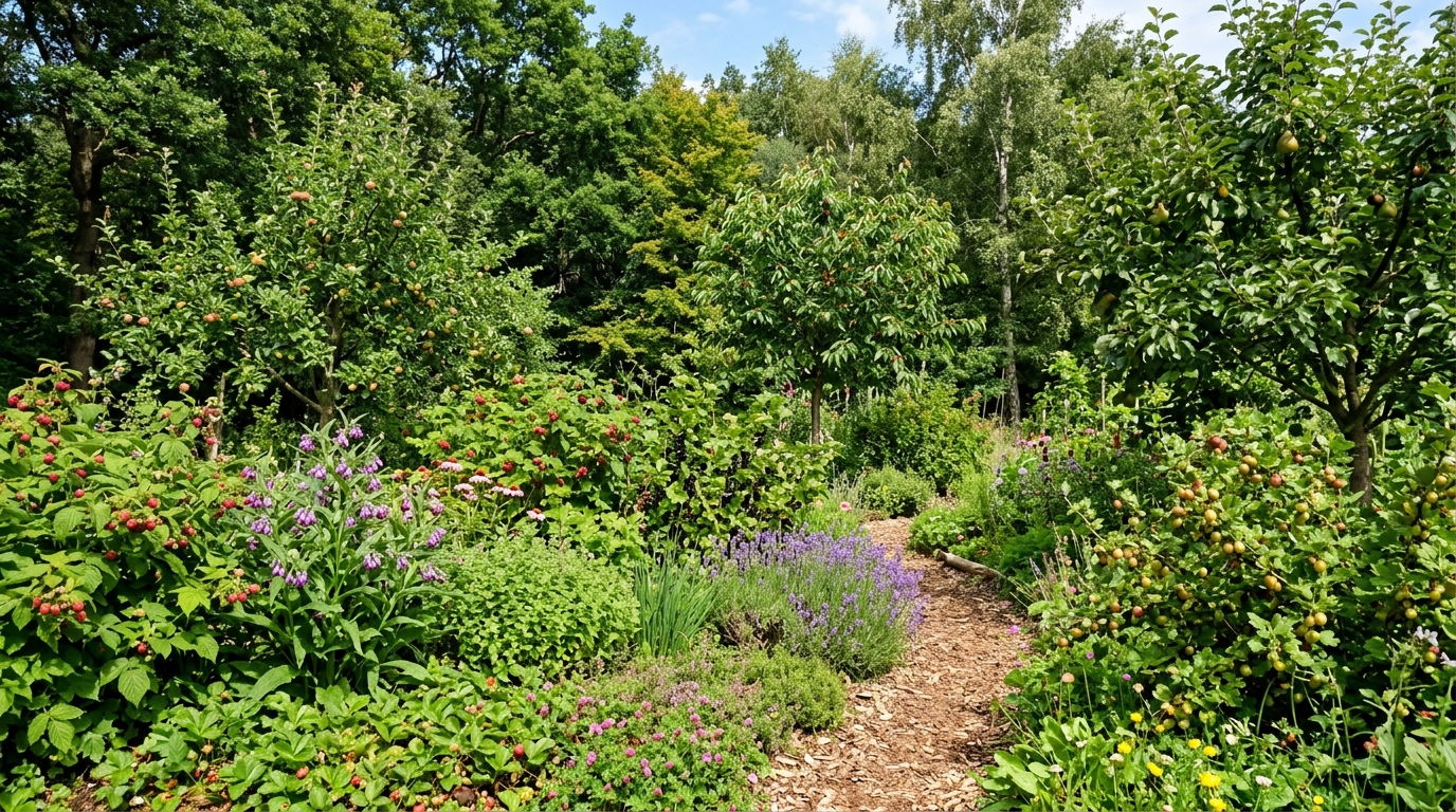 Šumski vrt (Forest Garden) na Balkanu: Slojevi vegetacije i izbor višegodišnjih biljaka