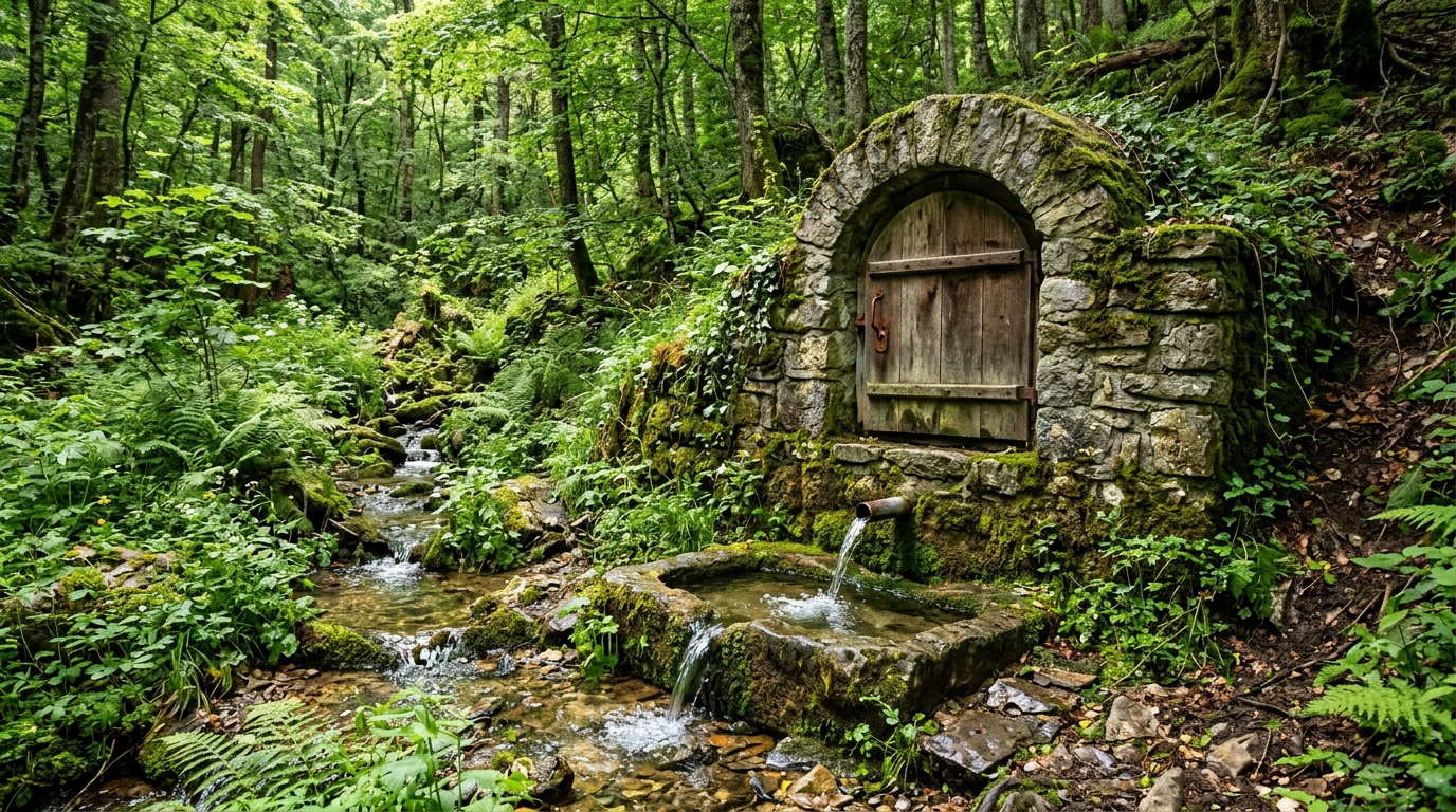 Uređenje i zaštita prirodnih izvora vode i kaptaža na seoskom imanju